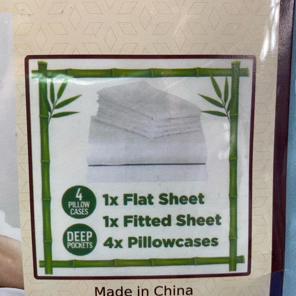 Queen Sheet Set (6 pieces) - Microfiber & Bamboo - Picture 8 of 10